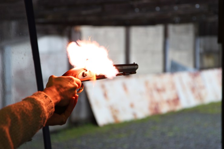 Pistolet poudre noire